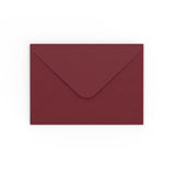 Burgundy envelopes