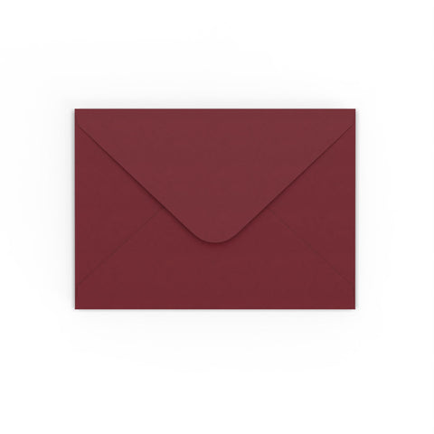 Burgundy envelopes