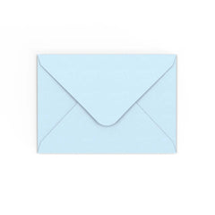 Pale Blue Gummed V-Flap Envelope (125 x 175mm)