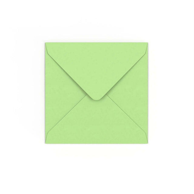Pale Green Gummed V-Flap Envelope (130 x 130mm)