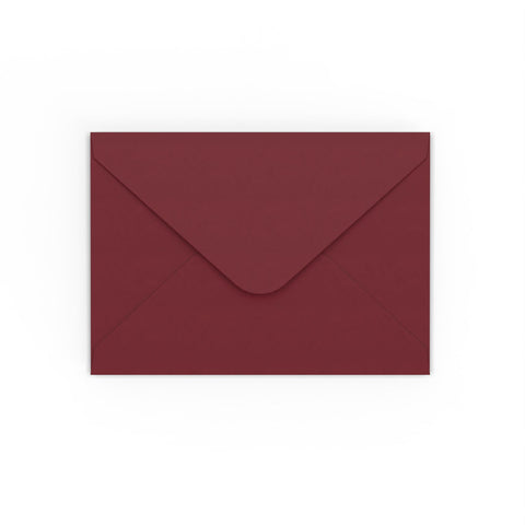 Burgundy envelopes