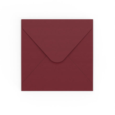 Burgundy envelopes
