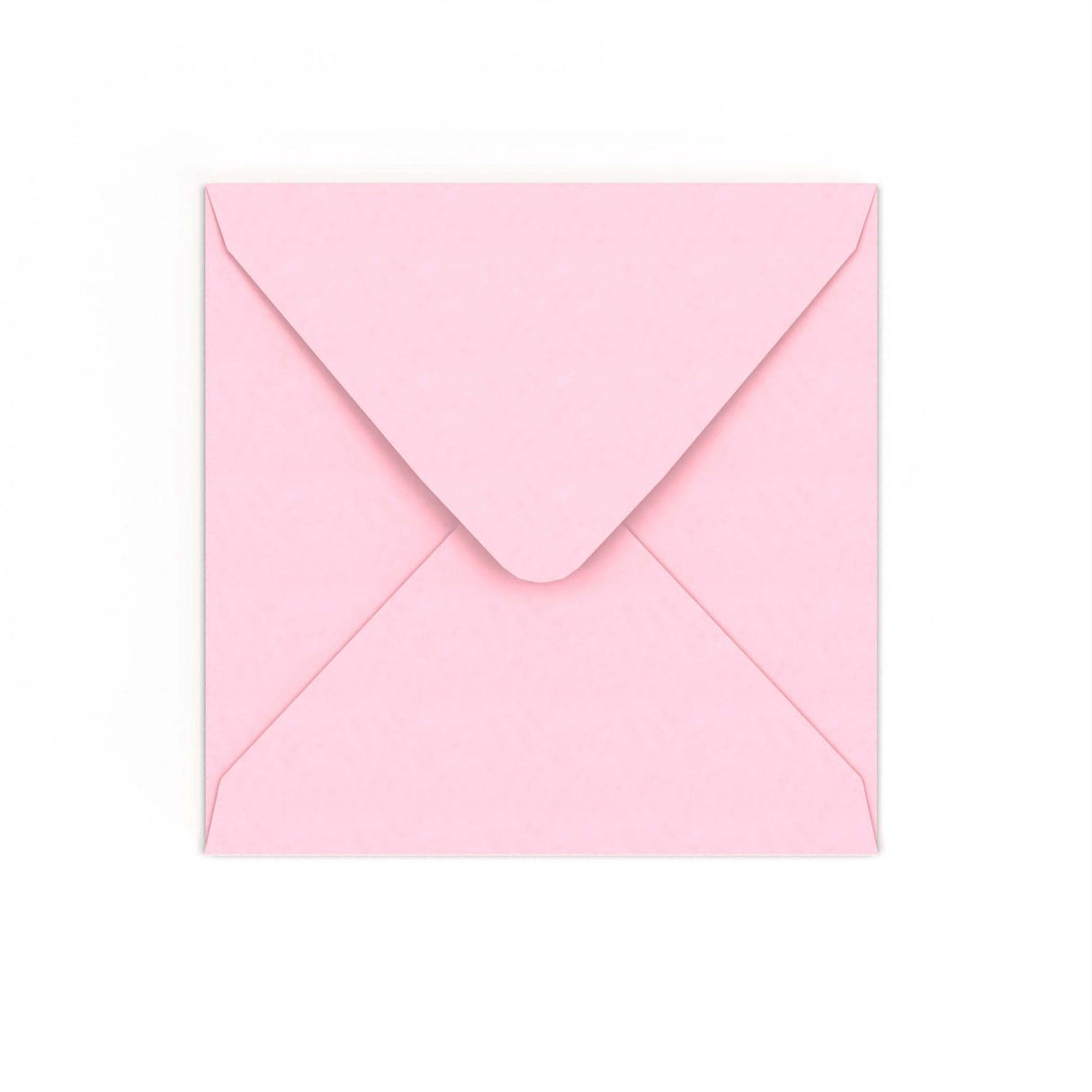 Pale Pink Gummed V-Flap Envelope (155 x 155mm)