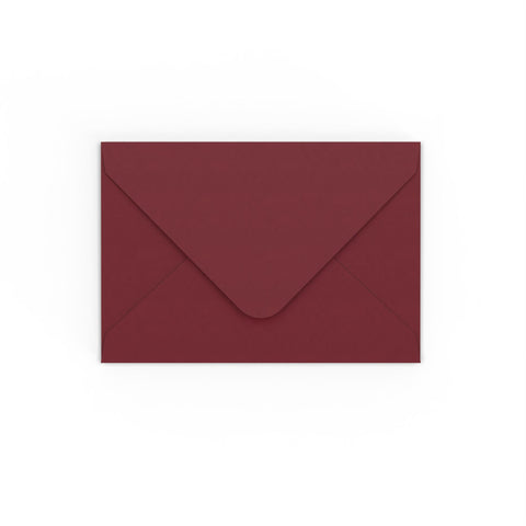 Burgundy envelopes
