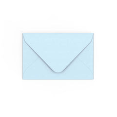 Pale Blue Gummed V-Flap Envelope (65 x 94mm)
