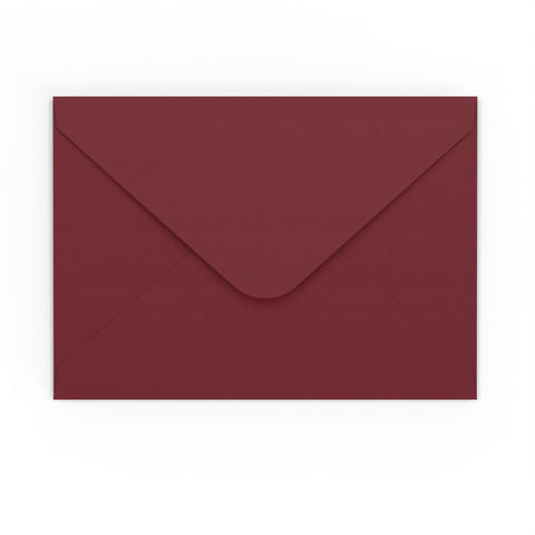 Burgundy envelopes