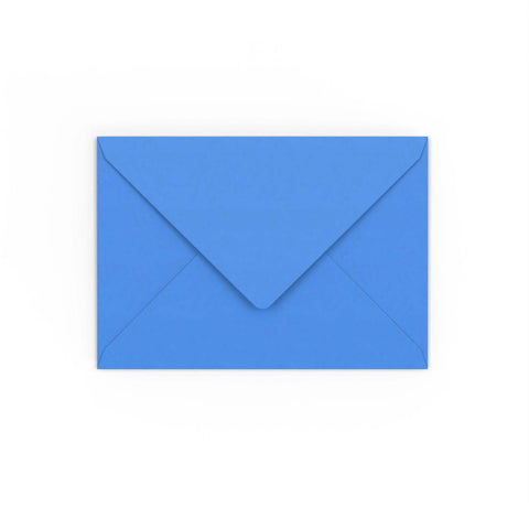C6 Bright Blue Gummed V-Flap Envelope (114 x 162mm)
