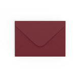 Burgundy envelopes