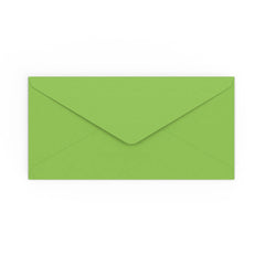 DL Mid Green Gummed V-Flap Envelope (110 x 220mm)