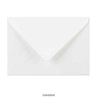 White Gummed V-Flap Envelope (125 x 175mm)