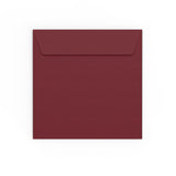 Burgundy envelopes