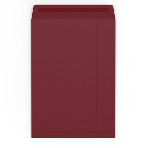 Burgundy envelopes