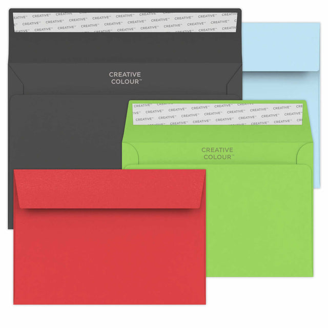 Creative Colour Peel & Seal Envelopes