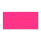 DL Pink Peel & Seal Neon Envelope (110 x 220mm)