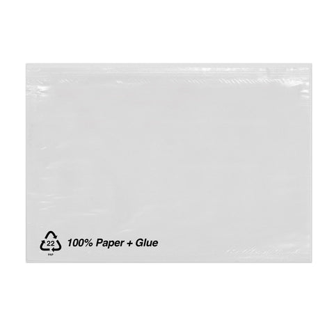 Documents Enclosed Biodegradable Envelopes (Non Printed) Clear 229 x 324 mm (C4)