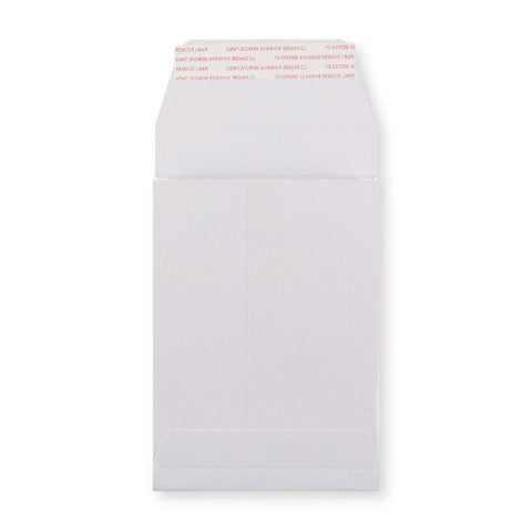 C6 White Peel & Seal Luxury Gusset Envelope (114 x 162 x 25mm)