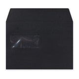 C5 Black Luxury Peel & Seal Envelope (162 x 229mm)