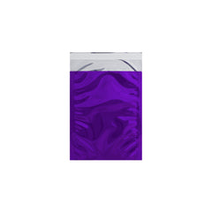 Metallic Finish Foil Bags Purple 162 x 114 mm (C6)