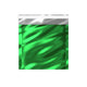 Metallic Finish Foil Bags Green 165 x 165 mm