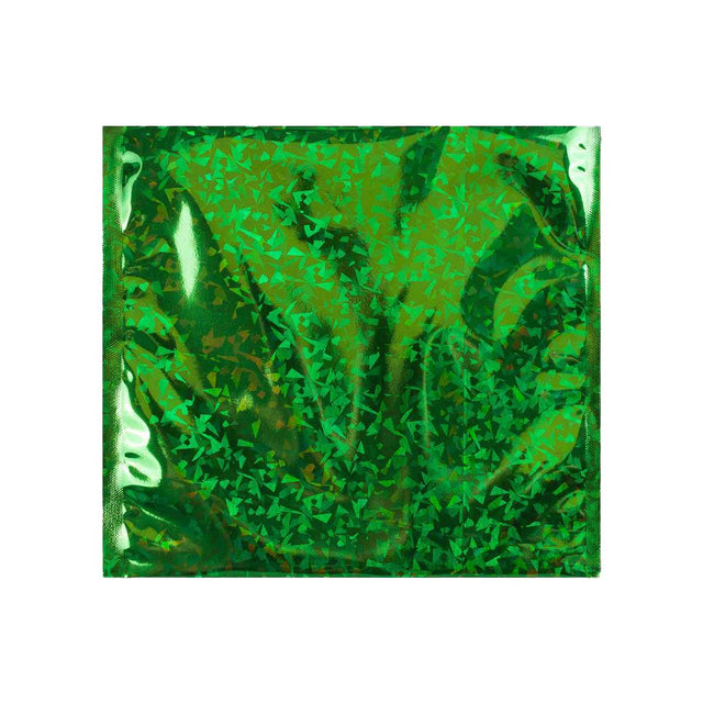 Holographic Finish Foil Bags Holographic Green 220 x 220 mm