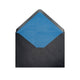 Paper Lined Envelopes Black + Blue Fancy Paper 162 x 229 mm (C5)