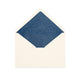 Paper Lined Envelopes Ivory + Blue Fancy Paper 162 x 229 mm (C5)