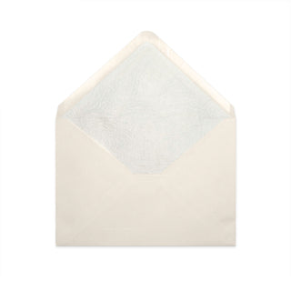 Paper Lined Envelopes Ivory + White Fancy Paper 162 x 229 mm (C5)