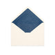 Paper Lined Envelopes Ivory + Blue Fancy Paper 114 x 162 mm (C6)