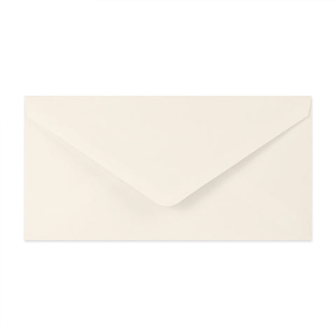 Paper Lined Envelopes Ivory + Gold Foil 110 x 220 mm (DL)